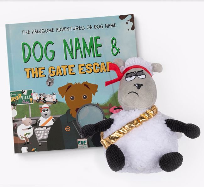 Personalised Play-Along Adventure Book & Toy Set: Your Dog & The Gate Escape